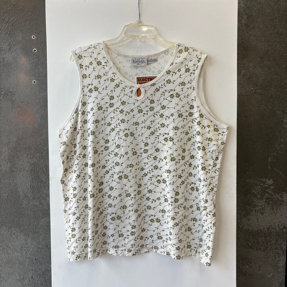 Basic Editions Vintage Floral Tank Top